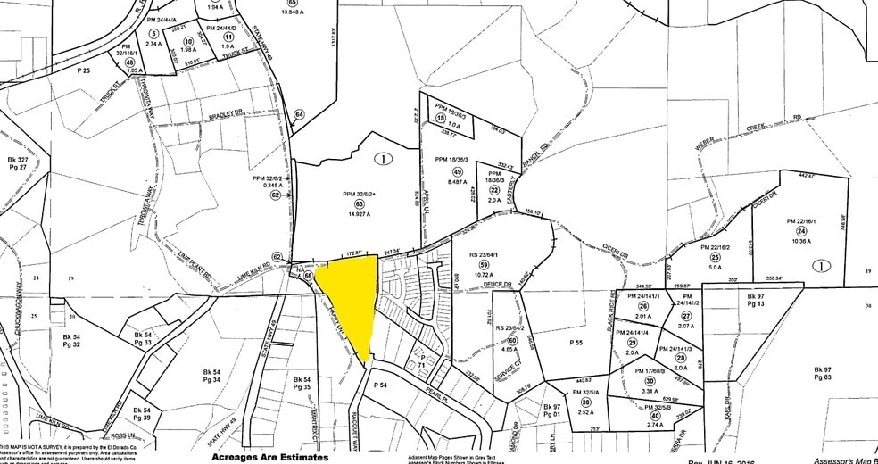 575-579 Racquet Way, Diamond Springs, CA for sale - Plat Map - Image 2 of 19