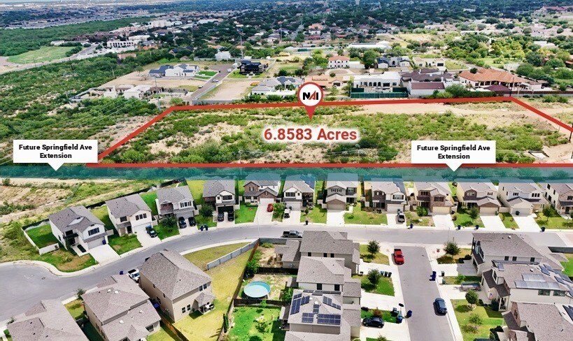 0000 Springfield Ave, Laredo, TX à vendre - Aérien - Image 2 de 9