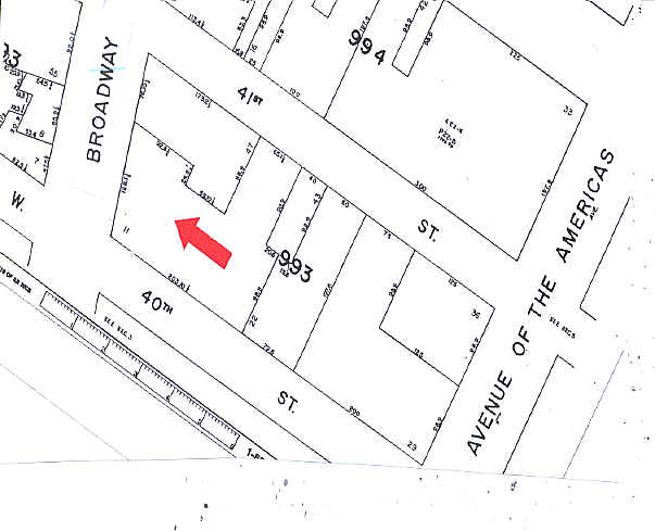 1440 Broadway, New York, NY à louer Plan cadastral- Image 1 de 2