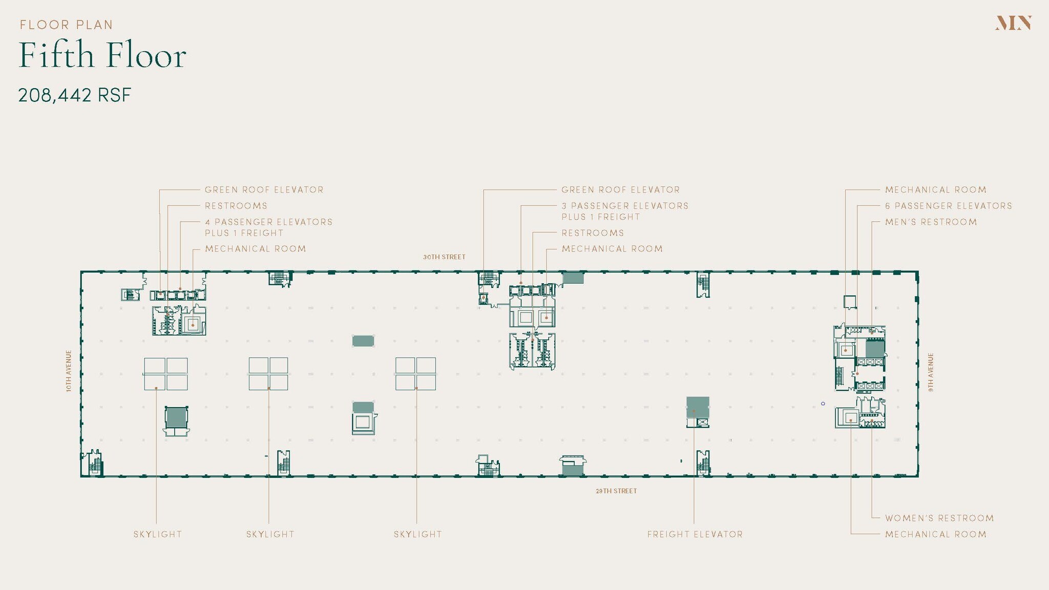 341 9th Ave, New York, NY à louer Plan d’étage- Image 1 de 20