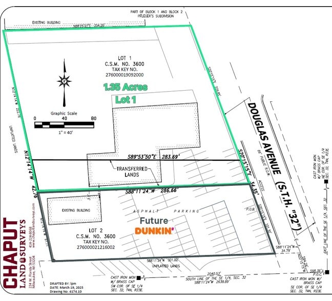 3108 Douglas Ave, Racine, WI for sale - Plat Map - Image 2 of 3