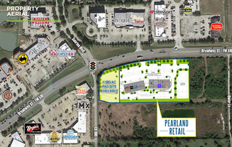 Plus de détails pour SEC Fm 518 & CR 666, Pearland, TX - Terrain à louer