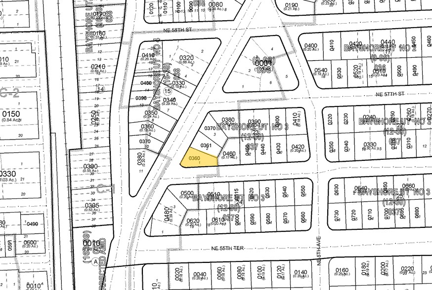 445 NE 56th St, Miami, FL à vendre - Plan cadastral - Image 1 de 1