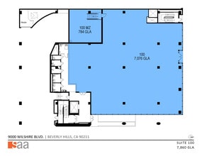 9000 Wilshire Blvd, Beverly Hills, CA for lease Floor Plan- Image 1 of 1