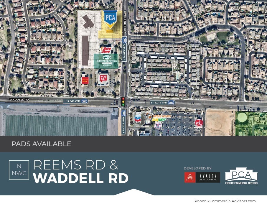 N NWC Reems Rd & Waddell Rd, Surprise, AZ for sale Primary Photo- Image 1 of 4