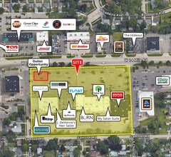 1219 W 14 Mile Rd, Clawson, MI - Aerial map view - Image1
