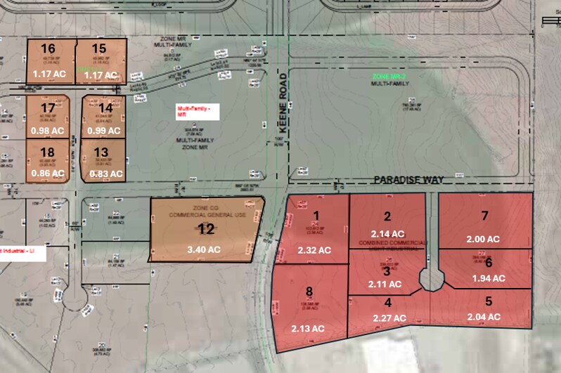TBD Harstine Ave., West Richland, WA à vendre - Aérien - Image 2 de 3