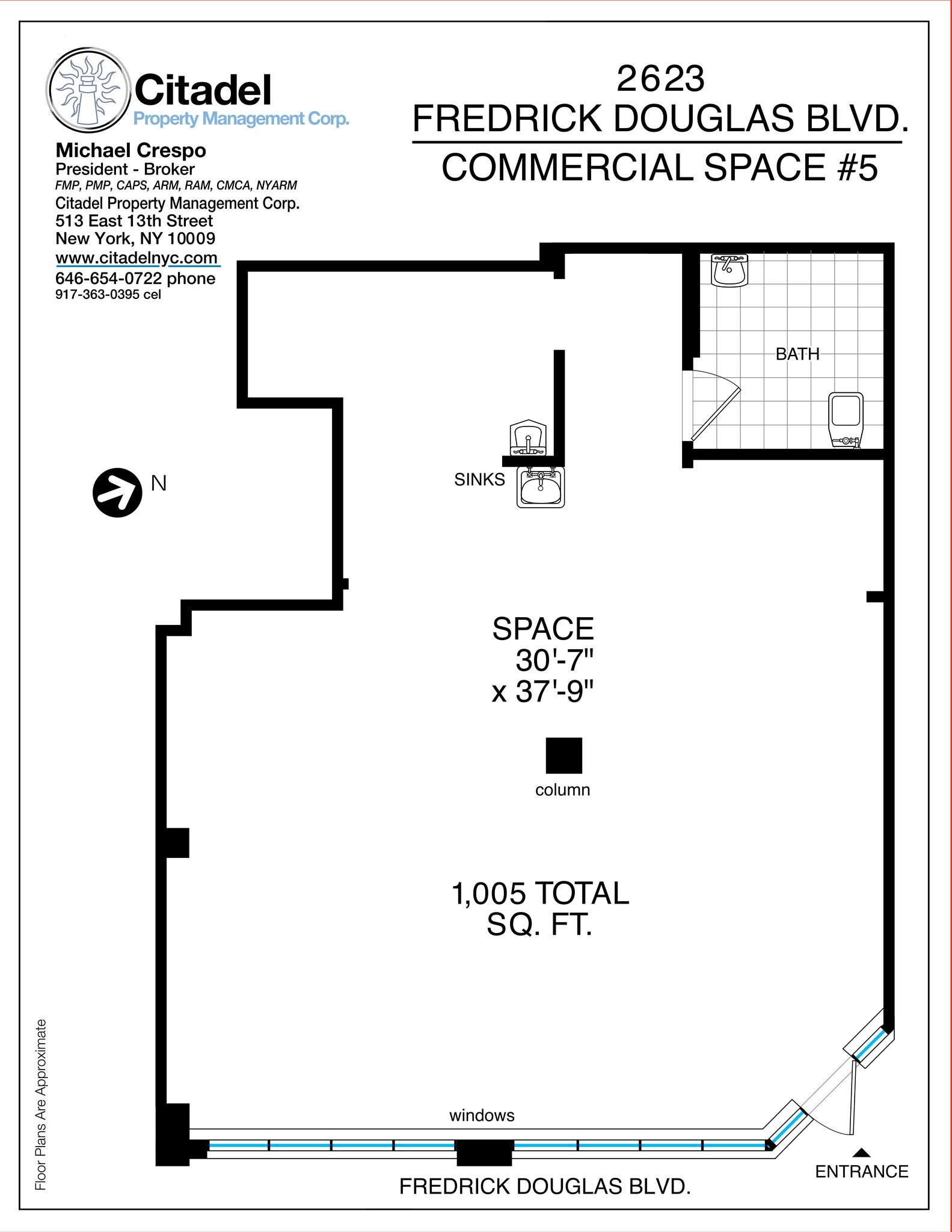 2619-2623 Frederick Douglass blvd, New York, NY for lease Site Plan- Image 1 of 1