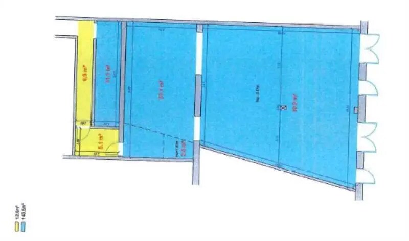 Retail in Lyon for lease - Floor Plan - Image 3 of 3