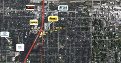 631 S Kansas Ave, Springfield, MO - AÉRIEN  Vue de la carte - Image1