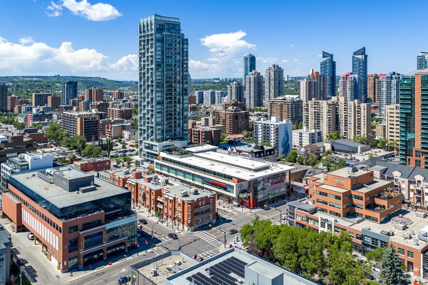 906 16th Ave SW, Calgary, AB for lease - Aerial - Image 2 of 7