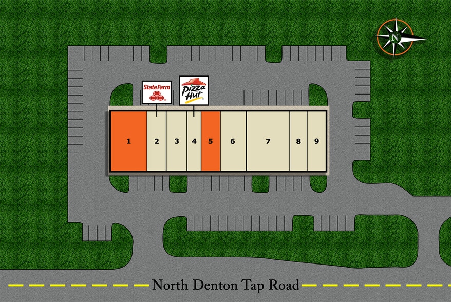 651 N Denton Tap Rd, Coppell, TX for lease - Site Plan - Image 2 of 2