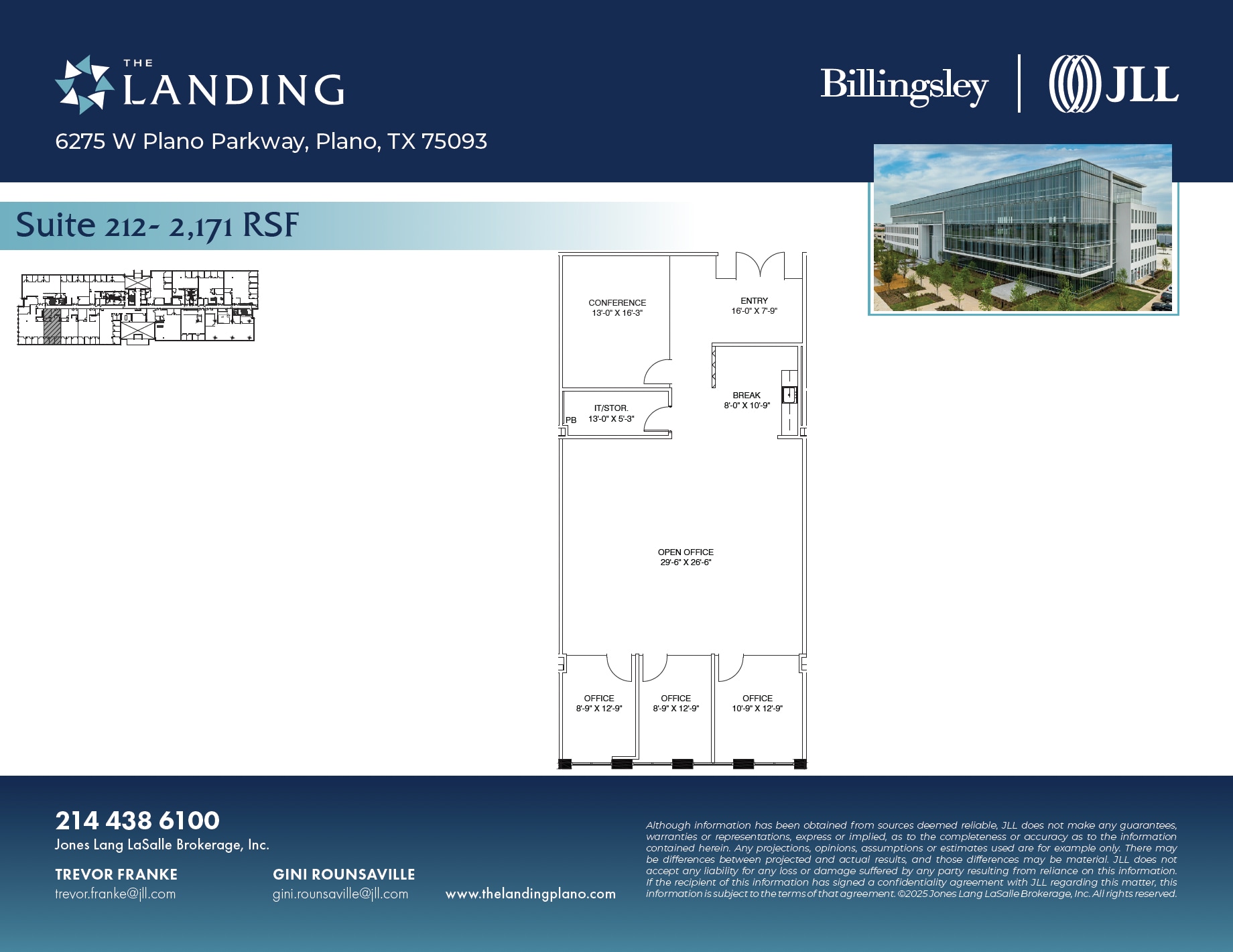 6275 W Plano Pky, Plano, TX à louer Plan d’étage- Image 1 de 1
