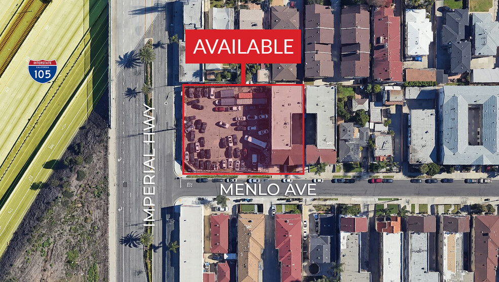 11410 Menlo Ave, Hawthorne, CA for lease - Aerial - Image 2 of 4