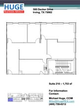 580 Decker Dr, Irving, TX for lease Floor Plan- Image 1 of 1