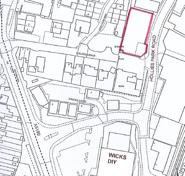 Land Hollies Park Rd, Cannock for lease - Plat Map - Image 2 of 2