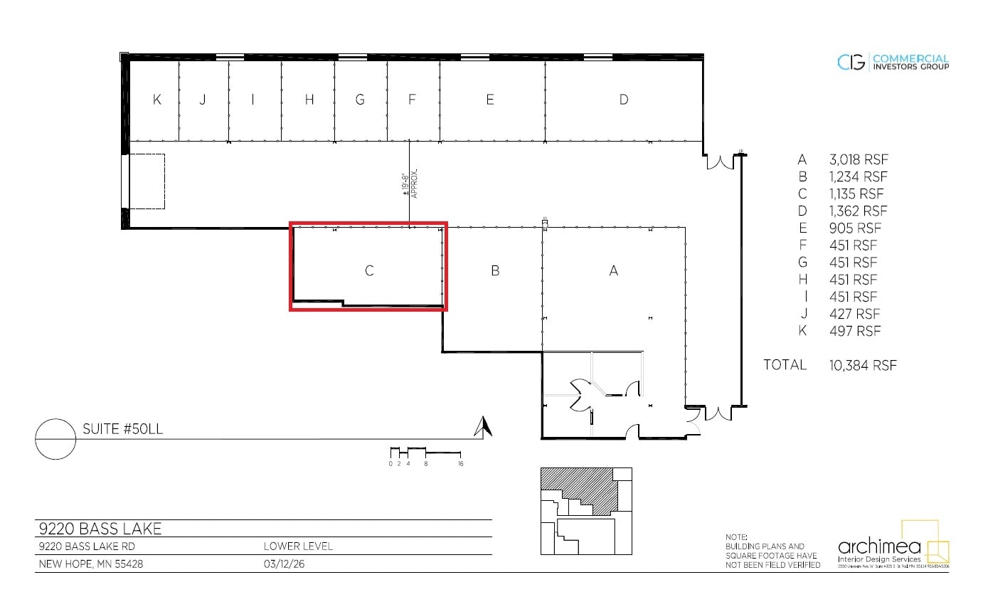 9220 Bass Lake Rd, New Hope, MN à louer Plan d’étage- Image 1 de 1