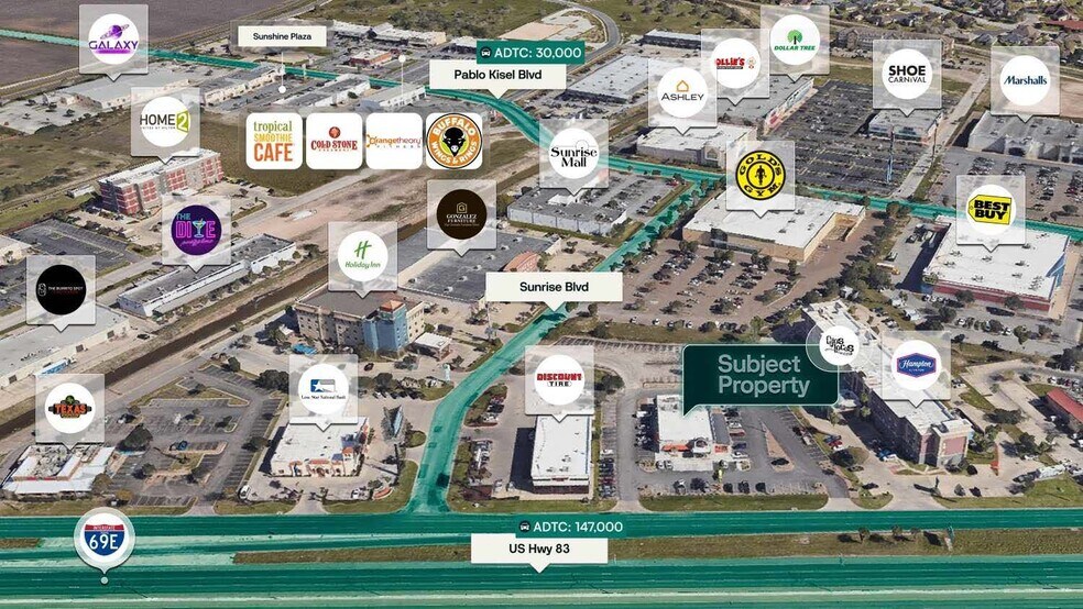 3100 N Expressway, Brownsville, TX à vendre - Photo du bâtiment - Image 2 de 2