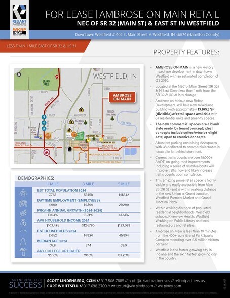 402 E. Main Street, Westfield, IN à louer - Photo du bâtiment - Image 3 de 5