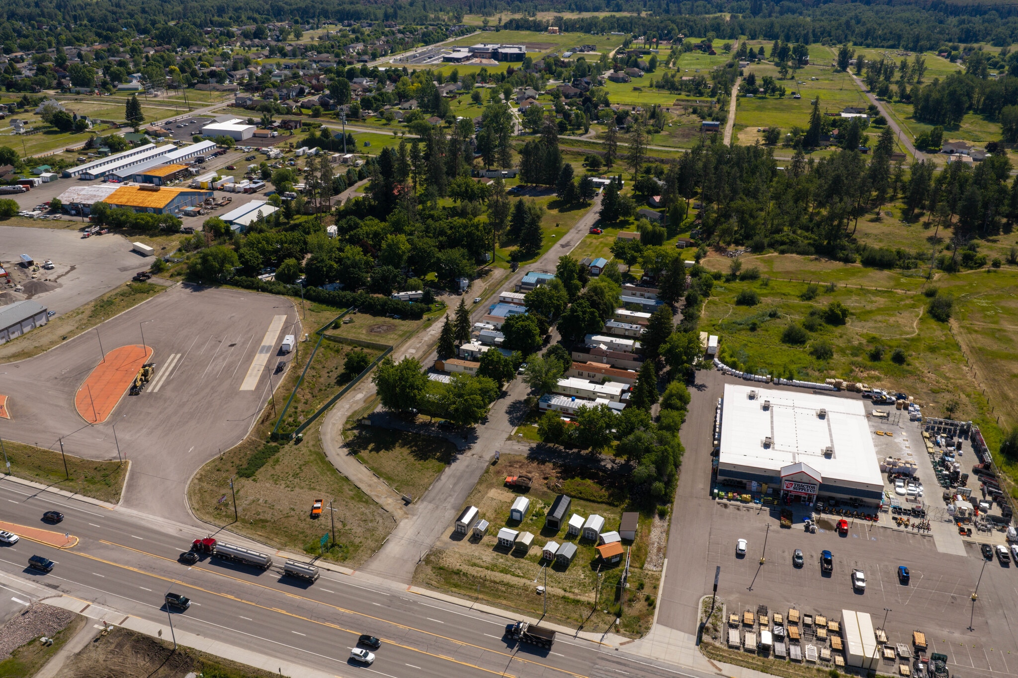 10011 Gateway Dr, Lolo, MT for sale Aerial- Image 1 of 3