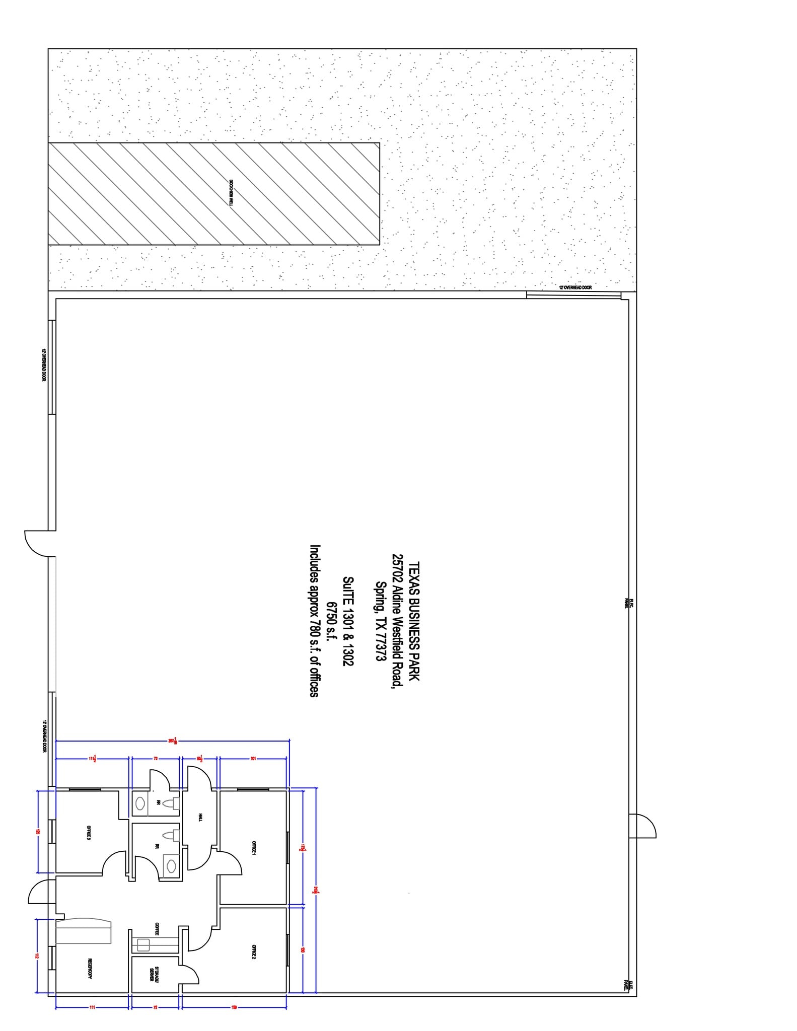 25702 Aldine Westfield Rd, Spring, TX for lease Site Plan- Image 1 of 1