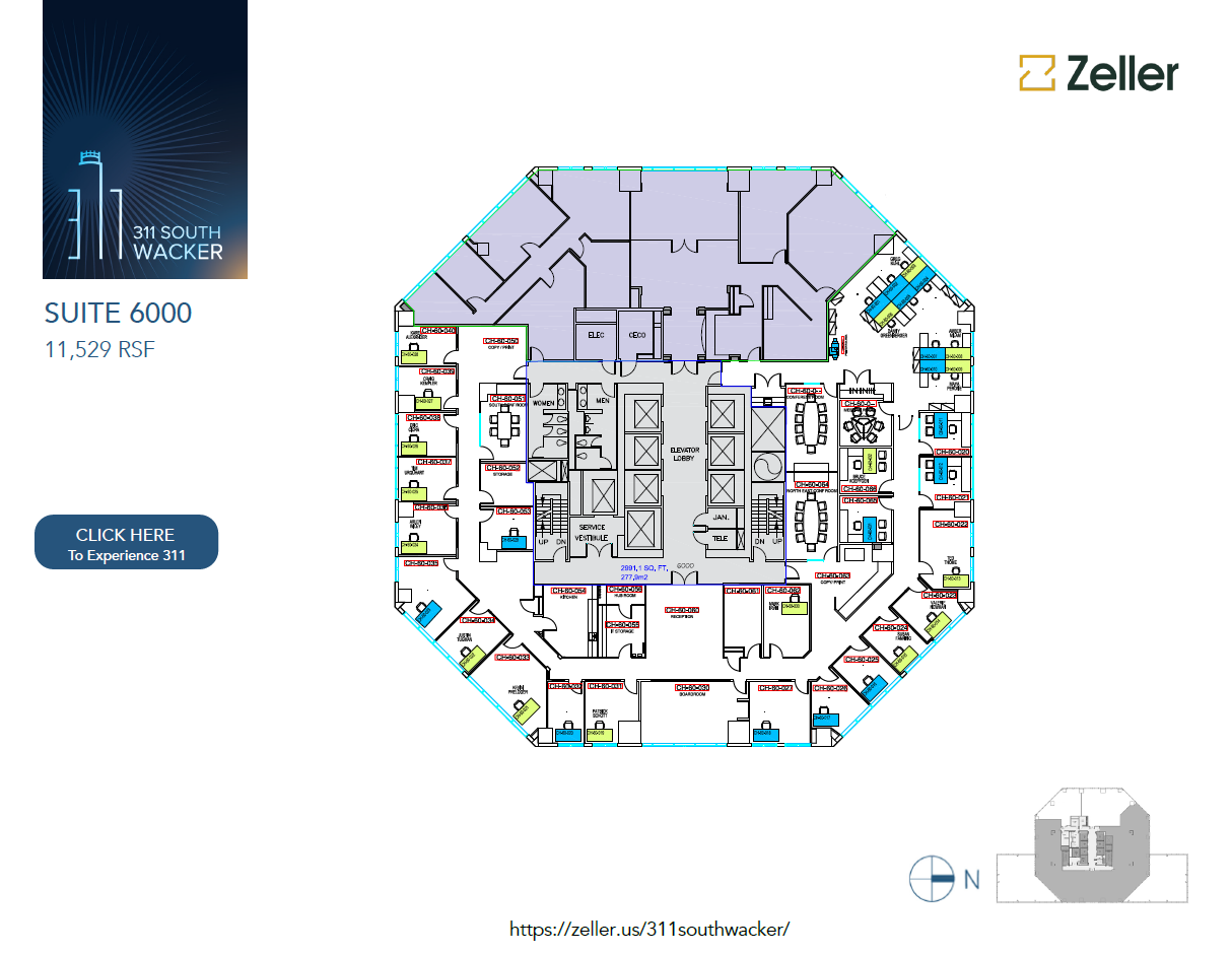 311 S Wacker Dr, Chicago, IL for lease Floor Plan- Image 1 of 1