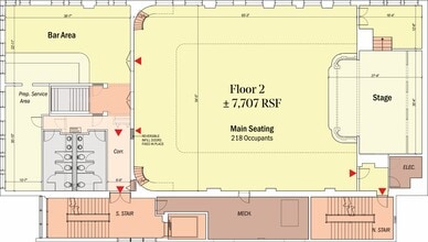 758 W North Ave, Chicago, IL à louer Plan d’étage- Image 1 de 2