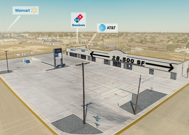 Plus de détails pour 1801 Linda Ave, Odessa, TX - Commerce de détail à louer
