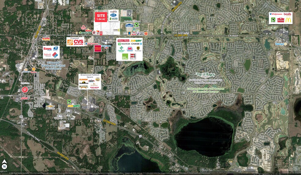 5071 Sundance Trl, Wildwood, FL à vendre - Aérien - Image 2 de 2