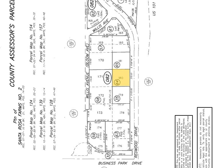 5215 Redwood Dr, Rohnert Park, CA à louer - Plan cadastral - Image 3 de 8