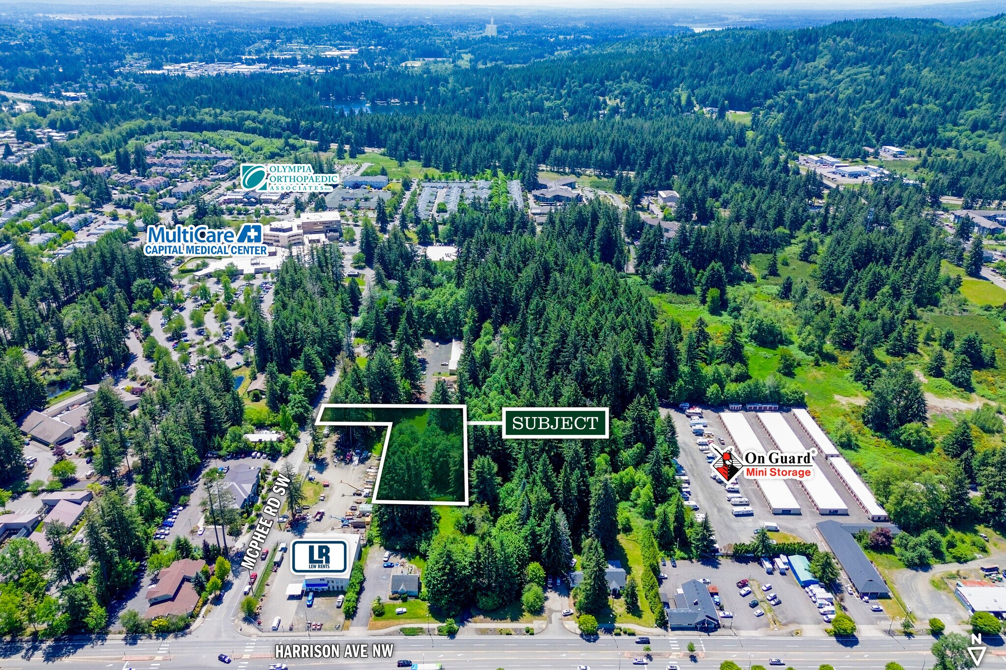 509 McPhee SW Rd, Olympia, WA for sale Aerial- Image 1 of 7