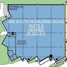 869 S Rt 53, Addison, IL for lease Floor Plan- Image 1 of 1