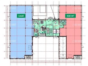 Bureau dans Lyon à louer Plan d’étage- Image 1 de 1