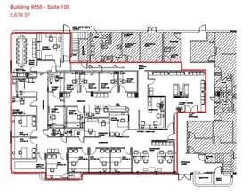 9555 N Kendall Dr, Miami, FL à louer Plan d’étage- Image 1 de 1