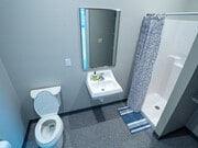 Full bathroom in each unit