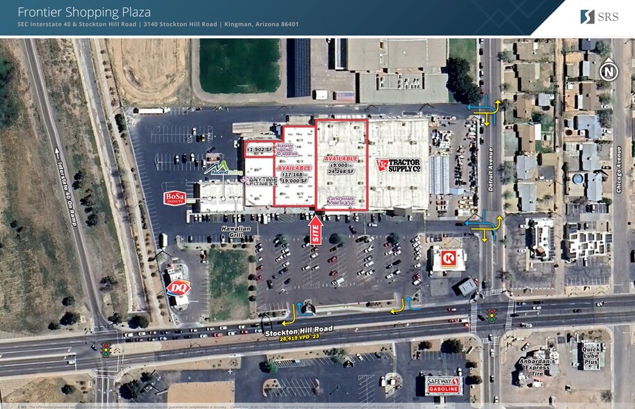 3124-3150 N Stockton Hill Rd, Kingman, AZ for lease - Building Photo - Image 1 of 9