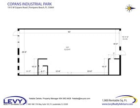 1927-1933 W Copans Rd, Pompano Beach, FL for lease Floor Plan- Image 2 of 3