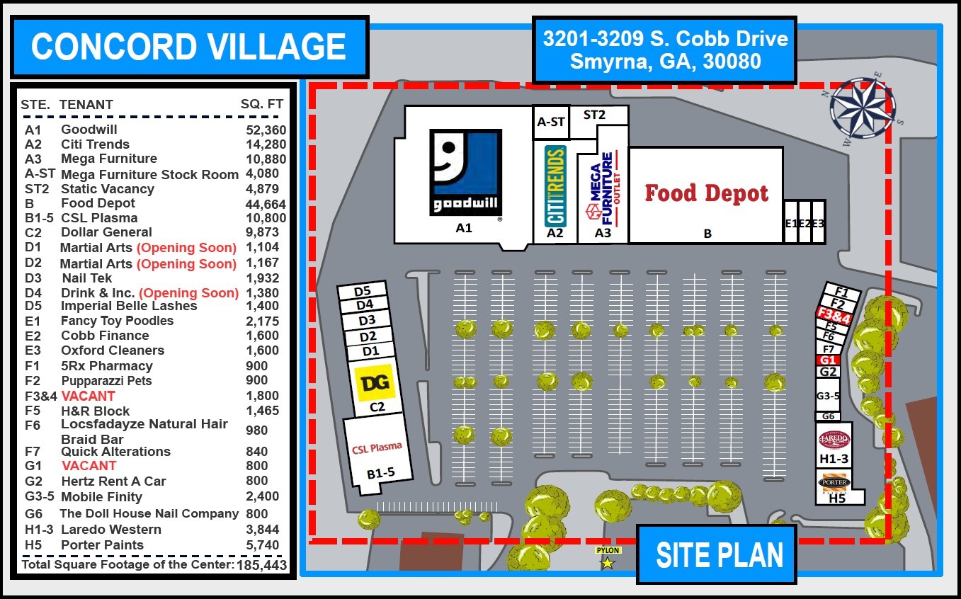 3201-3209 S Cobb Dr, Smyrna, GA for lease Primary Photo- Image 1 of 8