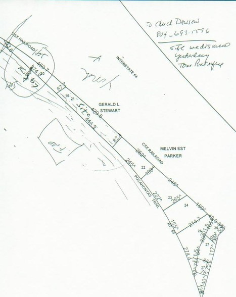 2425 Pocahontas Trl, Williamsburg, VA for sale - Plat Map - Image 2 of 4