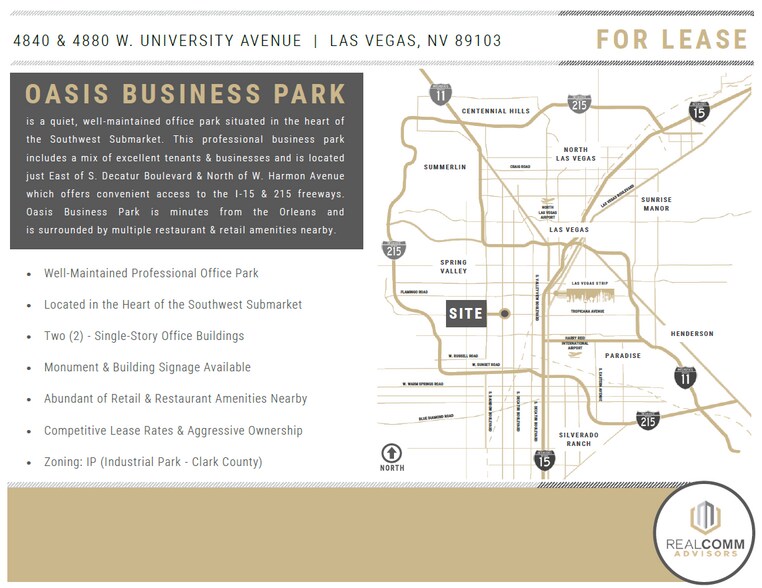 4840 W University Ave, Las Vegas, NV à louer - Photo du bâtiment - Image 2 de 6