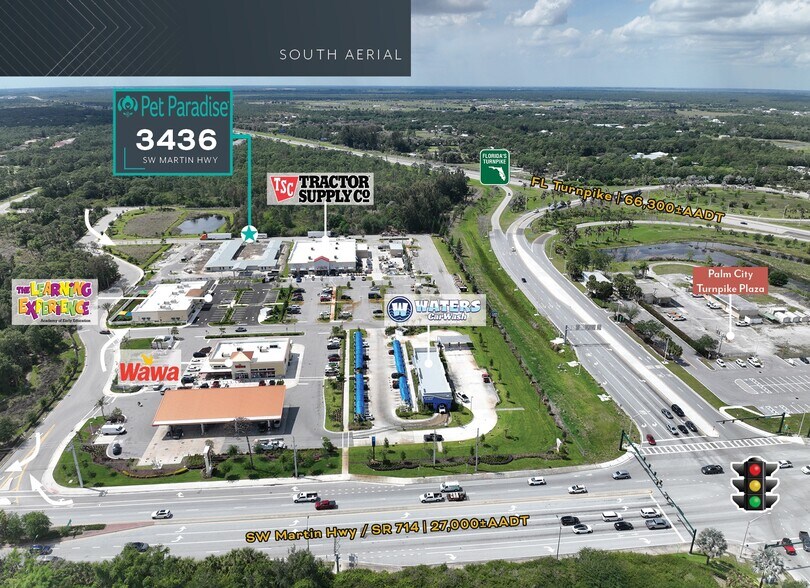 3440 Martin Hwy, Palm City, FL à vendre - Aérien - Image 2 de 8
