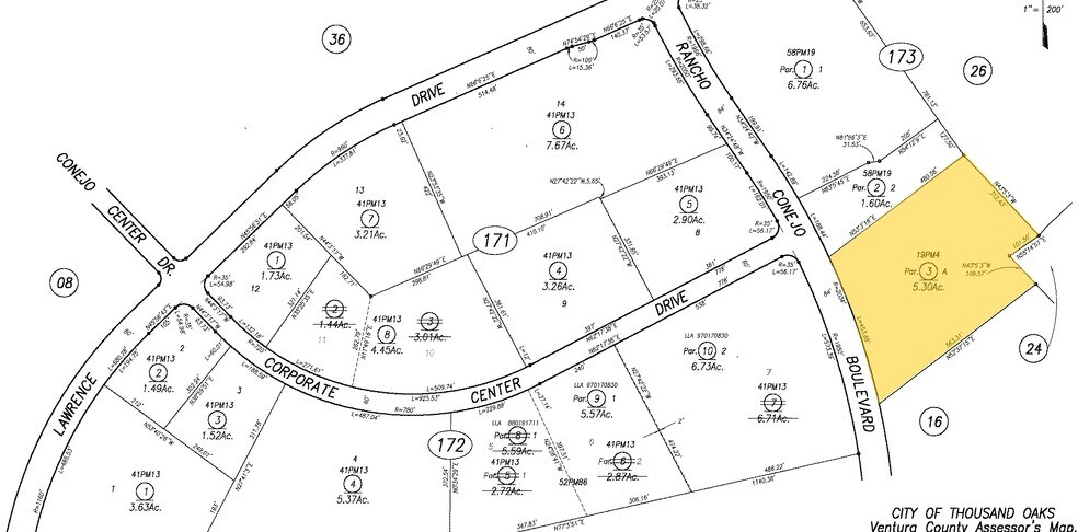 1300 Rancho Conejo Blvd, Thousand Oaks, CA à louer - Plan cadastral - Image 2 de 3
