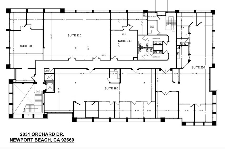2031 Orchard Ave, Newport Beach, CA à louer - Plan d’étage - Image 2 de 6
