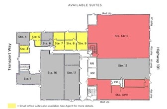 963 Transport Way, Petaluma, CA for lease Floor Plan- Image 1 of 2