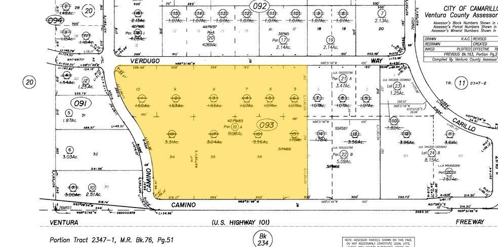 5153 Camino Ruiz, Camarillo, CA à louer - Plan cadastral - Image 2 de 12