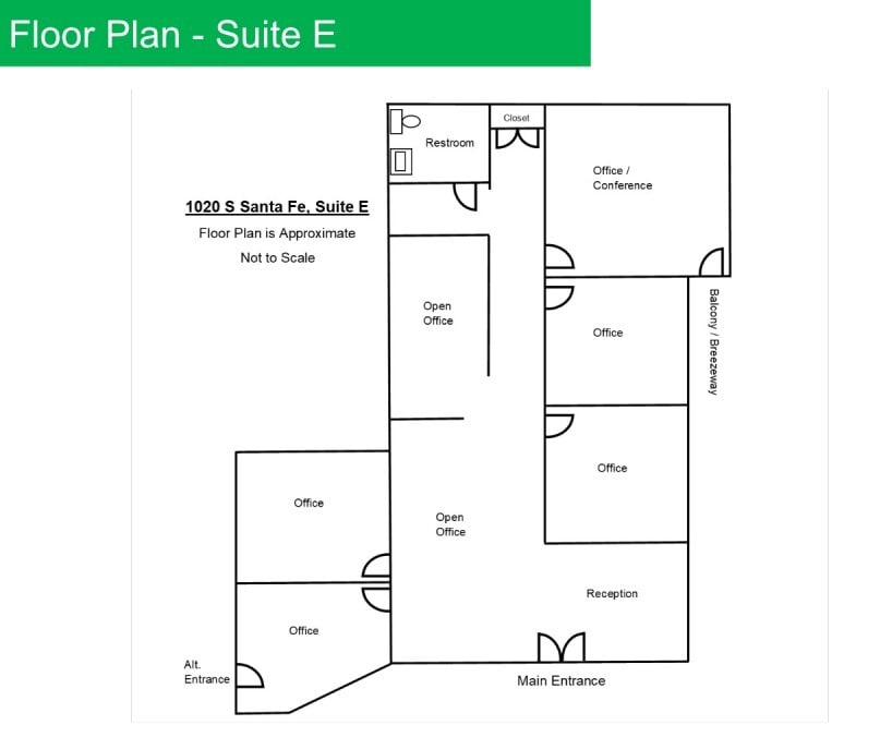 1020 S Santa Fe Ave, Vista, CA à louer Plan de site- Image 1 de 1