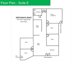 1020 S Santa Fe Ave, Vista, CA à louer Plan de site- Image 1 de 1