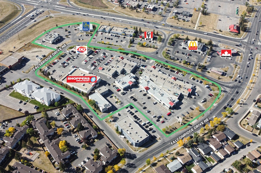 5220 Falsbridge Dr NE, Calgary, AB for sale - Aerial - Image 1 of 1