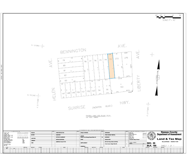 70 Bennington Ave, Freeport, NY for lease - Plat Map - Image 2 of 3