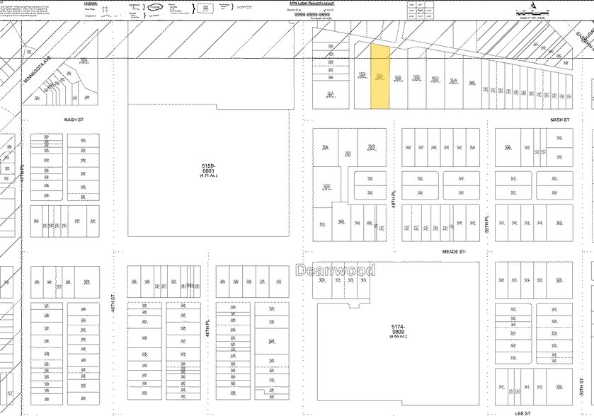 4916 Nash St NE, Washington, DC à vendre - Plan cadastral - Image 2 de 3